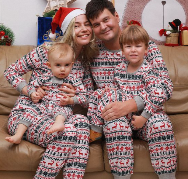 "His and hers Christmas pajamas" is a cozy and creative holiday apparel option designed for couples or family members.