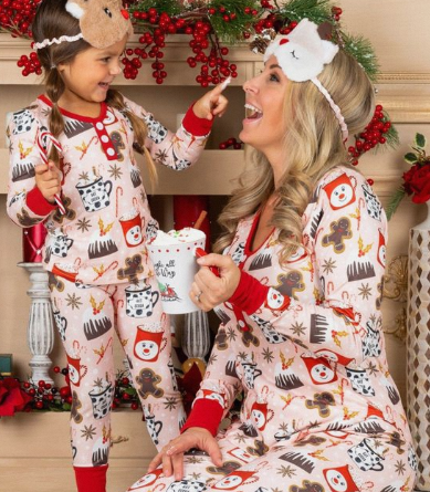 Create lasting memories with Mommy and Me Christmas Pajamas. Matching festive sleepwear for a cozy holiday season together.