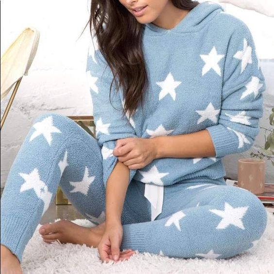 Embrace warmth in Fuzzy Pajamas! Wrap yourself in cloud-like softness with our fluffy collection, perfect for snuggling up on cold nights and lounging in ultimate comfort.