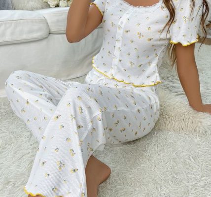 Loose-fitting garments worn for sleeping or lounging