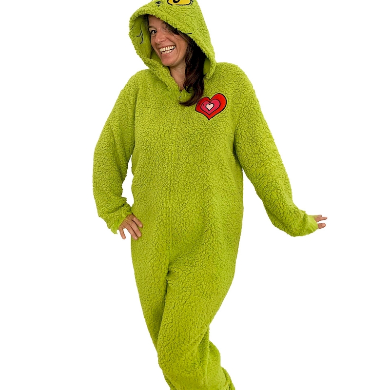 grinch onesie pajamas