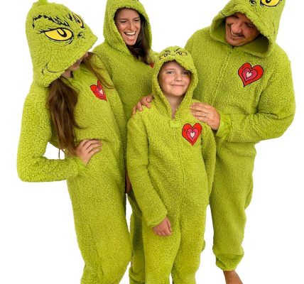 grinch onesie pajamas