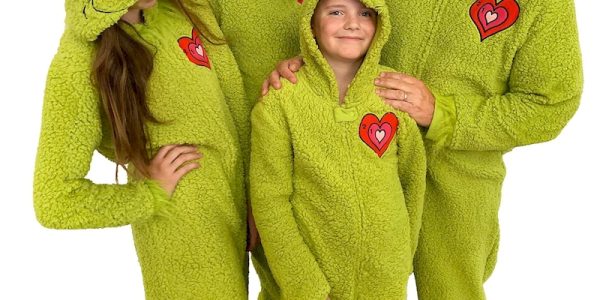 grinch onesie pajamas