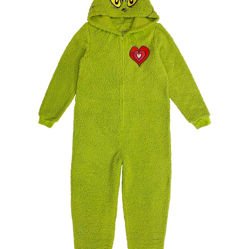 grinch onesie pajamas