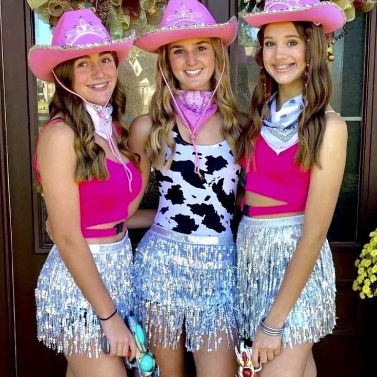 preppy cow girl costume